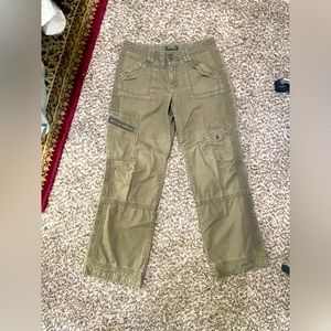 Khaki Green Cargo Pants